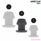 ADDICTED TOYS - EXTREME HOLLOW ANAL PLUG SILICONE SIZE M 8.7 CM