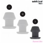 ADDICTED TOYS - EXTREME HOLLOW ANAL PLUG SILICONE SIZE S 7.5 CM
