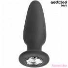 ADDICTED TOYS - ANAL PLUG WITH JEWEL SILICONE SIZE M 10.4 CM