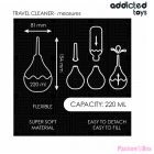 ADDICTED TOYS - TRAVEL ANAL CLEANER SIZE L 220 ML