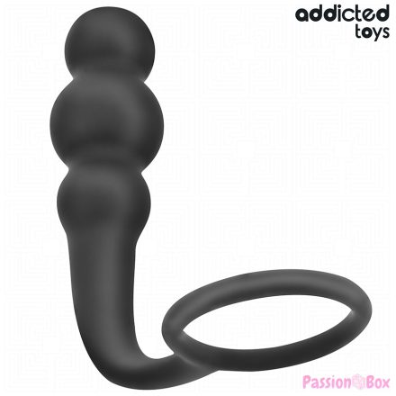 ADDICTED TOYS - ANAL PLUG WITH RING SILICONE MODEL 1