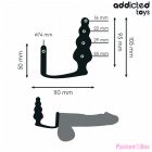 ADDICTED TOYS - ANAL PLUG WITH RING SILICONE MODEL 5
