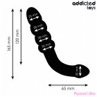 ADDICTED TOYS - DOUBLE ANAL MASSAGER SILICONE 16.5 CM