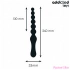 ADDICTED TOYS - DOUBLE ANAL MASSAGER SILICONE 24 CM