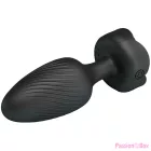 PRETTY LOVE - VARIAN ANAL PLUG WITH  LED LIGHT BLACK 10.8 CM