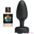 PRETTY LOVE - OSBORN ANAL PLUG WITH  LED LIGHT BLACK 9.8 CM