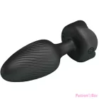 PRETTY LOVE - OSBORN ANAL PLUG WITH  LED LIGHT BLACK 9.8 CM
