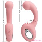 PRETTY LOVE - ERYNNYES G-SPOT VIBRATOR + CLITORIS STIMULATOR 10 VIBRATIONS PINK
