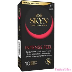   SKYN - INTENSE FEEL TEXTURED CONDOM WITH WAVY DESIGN 10 UNITS