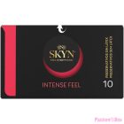 SKYN - INTENSE FEEL TEXTURED CONDOM WITH WAVY DESIGN 10 UNITS