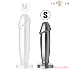 INTENSE - ANAL PLUG 10 VIBRATIONS METAL DILDO WITH REMOTE CONTROL S