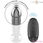 INTENSE - ANAL PLUG 10 VIBRATIONS METAL DILDO WITH REMOTE CONTROL M