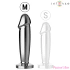 INTENSE - ANAL PLUG 10 VIBRATIONS METAL DILDO WITH REMOTE CONTROL M