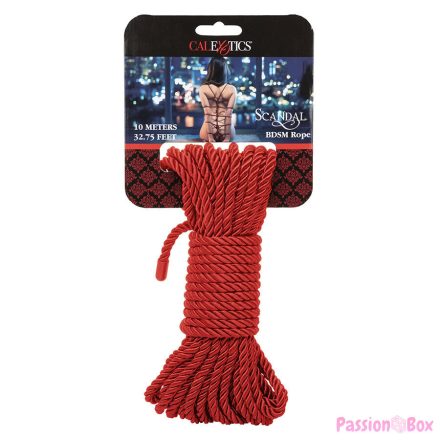 CALEXOTICS - SCANDAL RED BDSM ROPE 10 M