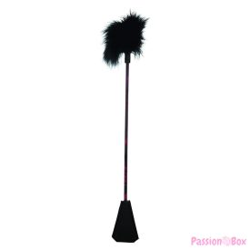CALEXOTICS - SCANDAL BLACK FEATHER WHIP