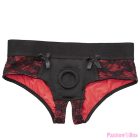 CALEXOTICS - SCANDAL SET OF CROTCHLESS PANTIES WITH DILDO SIZE S/M