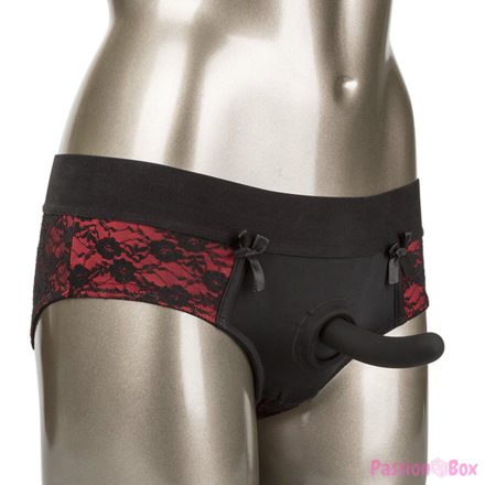 CALEXOTICS - SCANDAL SET OF CROTCHLESS PANTIES WITH DILDO SIZE L/XL