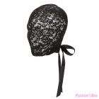 CALEXOTICS - SCANDAL BLACK LACE BALALAVA WITH BOW