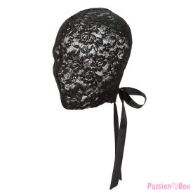 CALEXOTICS - SCANDAL BLACK LACE BALALAVA WITH BOW