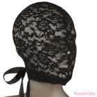 CALEXOTICS - SCANDAL BLACK LACE BALALAVA WITH BOW