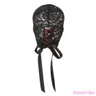 CALEXOTICS - SCANDAL BLACK LACE BALALAVA WITH BOW