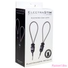 ELECTRASTIM - ELECTRALOOPS E-STIM ADJUSTABLE METAL PENIS RINGS