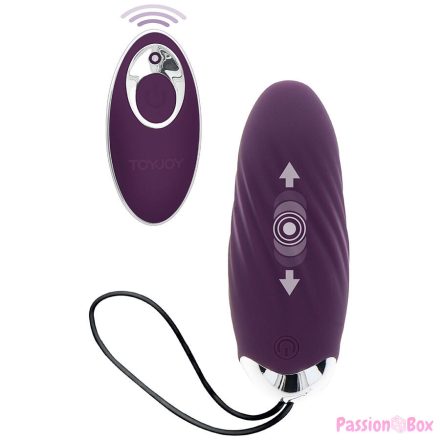 TOYJOY - HAPPINESS KNOCK KNOCK EGGSTAVAGANT VIBRATOR WITH REMOTE CONTROL PURPLE