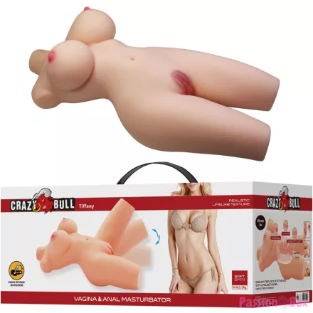CRAZY BULL - TIFFANY REALISTIC FEMALE TORSO VAGINA AND ANAL 5.5 KG