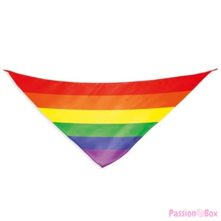 PRIDE - RAINBOW FLAG TRIANGULAR COTTON SCARF