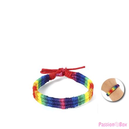 PRIDE - RAINBOW FLAG BRAIDED BRACELET