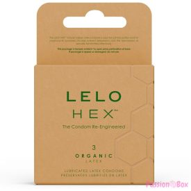 LELO - HEX ORGANIC CONDOM BOX 3 UNITS