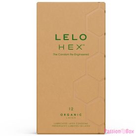 LELO - HEX ORGANIC CONDOM BOX 12 UNITS