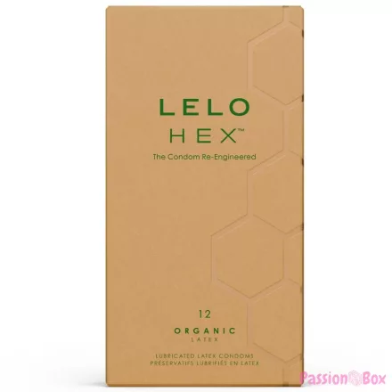 LELO - HEX ORGANIC CONDOM BOX 12 UNITS