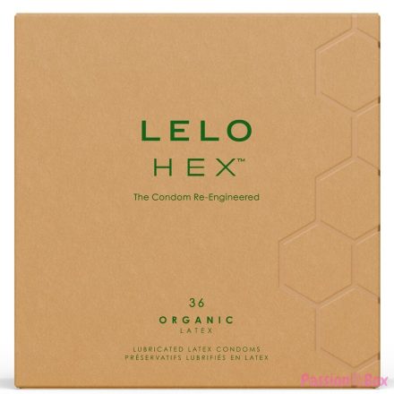 LELO - HEX ORGANIC CONDOM BOX 36 UNITS