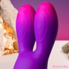 ROCKS- OFF - GLO-GIRL BUNNY PURPLE FLEXIBLE VIBRATOR