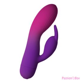 ROCKS- OFF - GLO- GIRL PURPLE RABBIT VIBRATOR