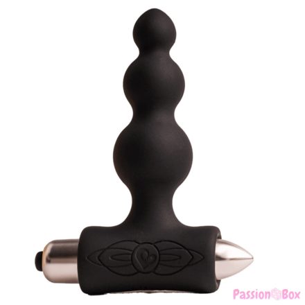 ROCKS- OFF - PETITE SENSATIONS BUBBLES ANAL PLUG VIBRATOR BLACK