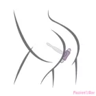 ROCKS- OFF - PETITE SENSATIONS TEAZER ANAL PLUG VIBRATOR BLACK