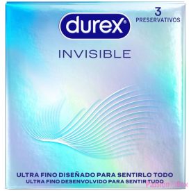 DUREX - ULTRA THIN INVISIBLE CONDOMS 3 UNITS