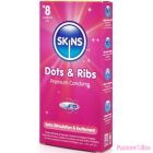 SKINS - DOTS & RIBS PREMIUM CONDOMS PACK 8
