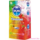 SKINS - MULTI FLAVORS PREMIUM CONDOMS PACK 16