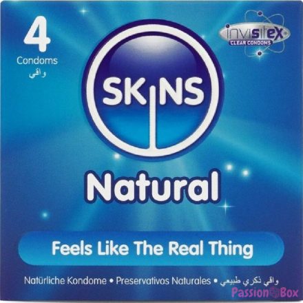SKINS - NATURAL PREMIUM CONDOMS PACK 4