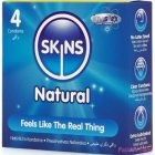 SKINS - NATURAL PREMIUM CONDOMS PACK 4