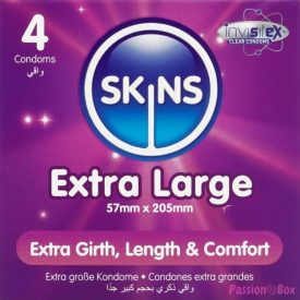 SKINS - EXTRA LARGE PREMIUM CONDOMS PACK 4
