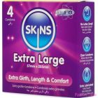 SKINS - EXTRA LARGE PREMIUM CONDOMS PACK 4