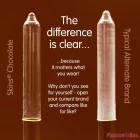 SKINS - CHOCOLATE PREMIUM CONDOMS PACK 4