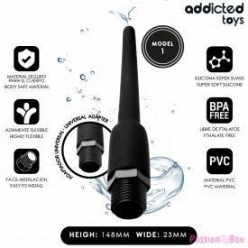 ADDICTED TOYS - ANAL CLEANER WITH UNIVERSAL ADAPTER MODEL 1