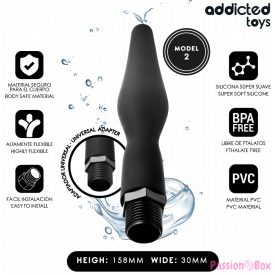 ADDICTED TOYS - ANAL CLEANER WITH UNIVERSAL ADAPTER MODEL 2