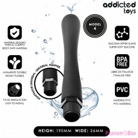 ADDICTED TOYS - ANAL CLEANER WITH UNIVERSAL ADAPTER MODEL 4