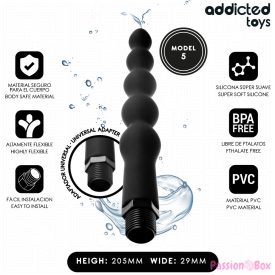 ADDICTED TOYS - ANAL CLEANER WITH UNIVERSAL ADAPTER MODEL 5